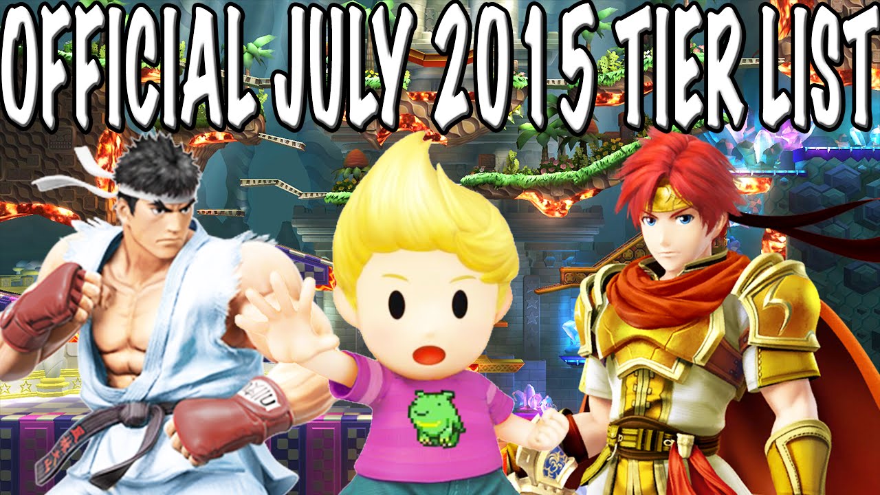 New Official Tier List July Super Smash Bros For Wii U R Smashbros Smash Bros 4 Tier List