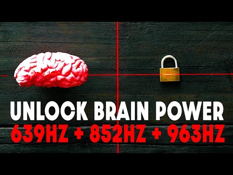 《Brain Yoga Song》Super Brain Power Frequency, Whole Brain Develop, Increase Brain Power Music 963 Hz