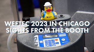 Sights from the Teledyne Water Booth at WEFTEC 2023 in Chicago