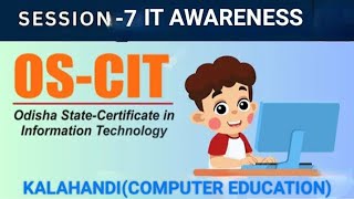 Session #7 OS-CIT IT AWARENESS || OS-CIT || OS-CIT ERA LIVE ||ERA LIVE || OSCIT ANSWER ||MKCL