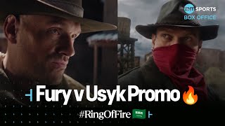 Spine-Tingling Fury V Usyk Promo Ft. Peaky Blinders Star, Michael Buffer & More