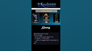 Enhance Your Website with Animated Product Cards | HTML, CSS & jQuery