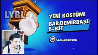 Ybj Yeni̇ Kostüm Bar Demi̇rbaşi 8-Bi̇t Salon 8-Bi̇t Aliyor Brawl Stars