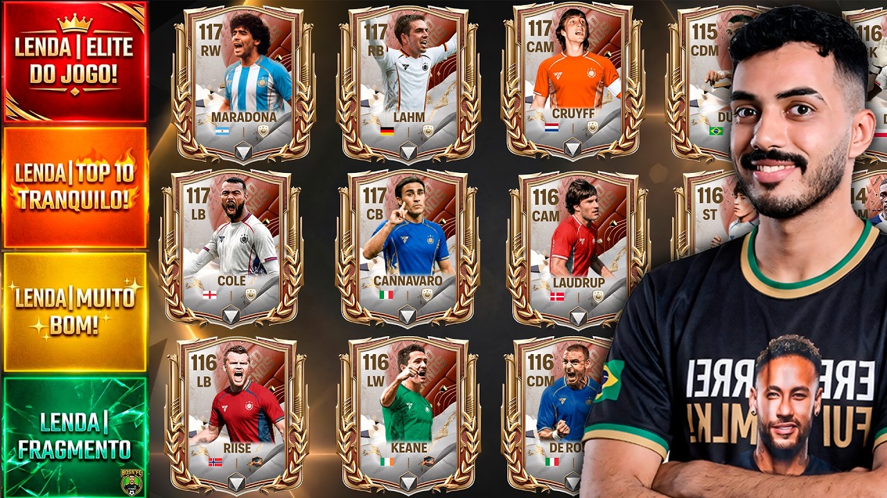 ATENÇÃO MÁXIMA! 🚨 TIER COMPLETA do LENDAS CONVOCADAS do FC MOBILE 26