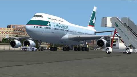 P3Dv4 - VHHX GSX Pushback test