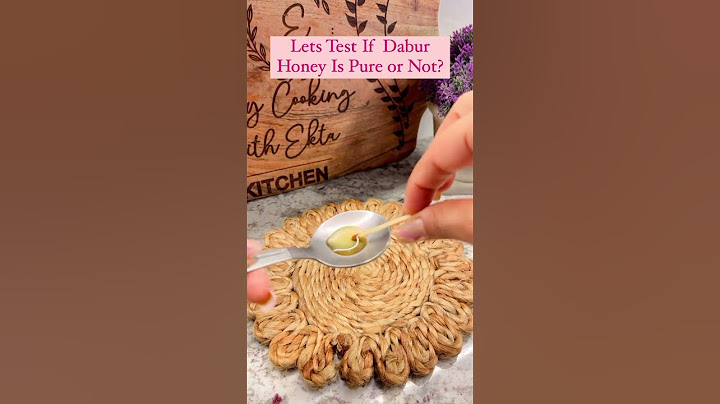 Honey Purity Test - DIY- Shots