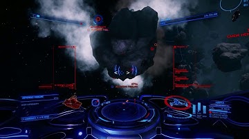 Elite Dangerous 3.3 Beta:  Blowing up Asteroids