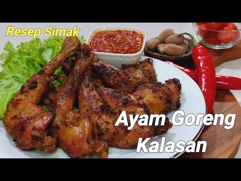 Resep Enak Resep AYAM GORENG KALASAN Khas kota Yogyakarta || Rahasia rasanya bisa gurih & Texture Legit Yang Enak Dimakan