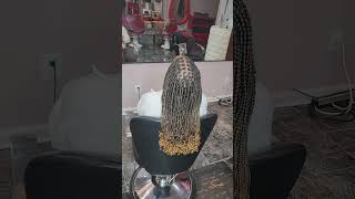 Phone# 201-564-8086 Add: 1442 Queen Anne Rd Teaneck NJ 07666 #hairstyle #hair #braids #knotlessbraid