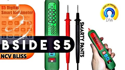 BSIDE S5 PEN STYLE Multimeter Review & Teardown!