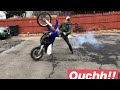 Kid buys yz85 and bust his A** same day!!!!