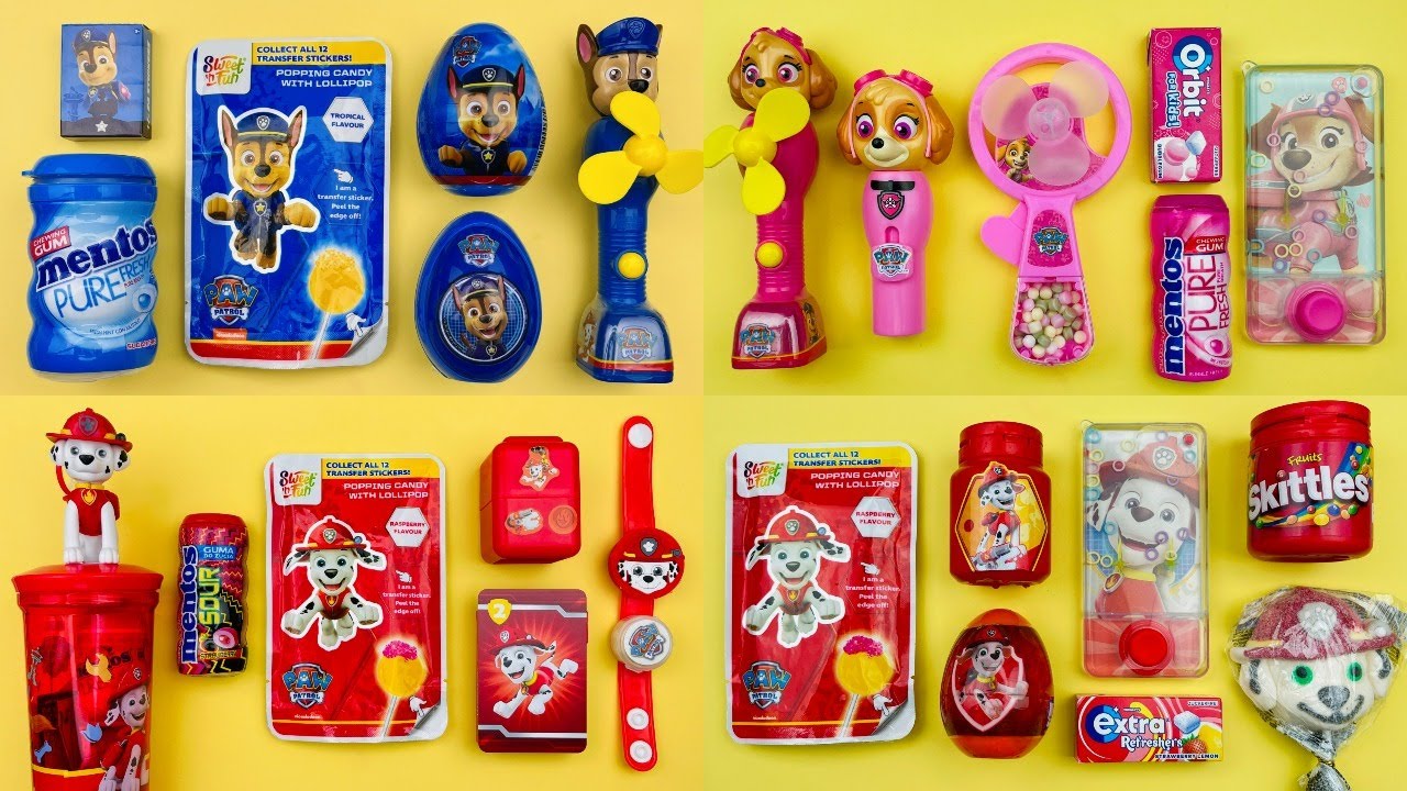 Paw Patrol Unwrap Sweet Candy ASMR 🍭