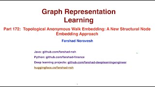 Part172: topological anonymous walk embedding: a new structural node embedding approach