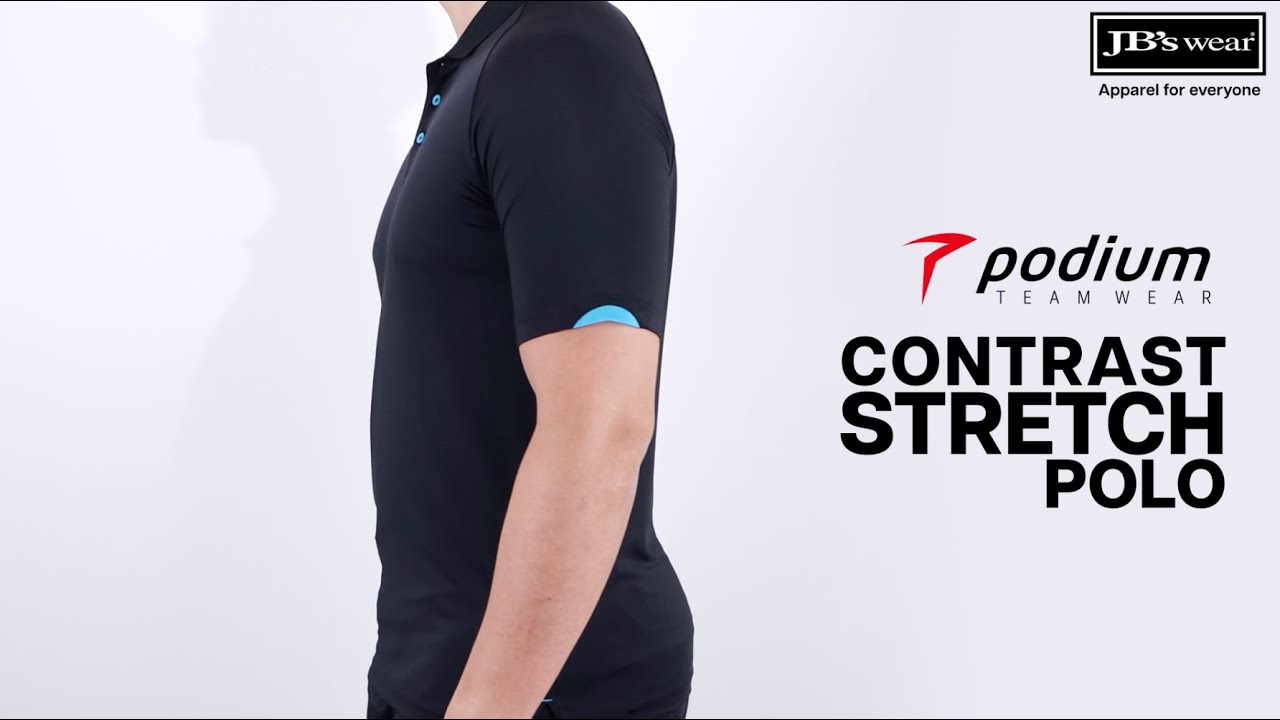 Podium Contrast Stretch Polo (7STC)