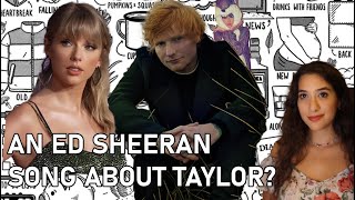 Are we getting an Ed Sheeran song about Taylor Swift? 🤔🔍