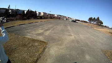 E-Razor 450 Parking lot with  my bud.