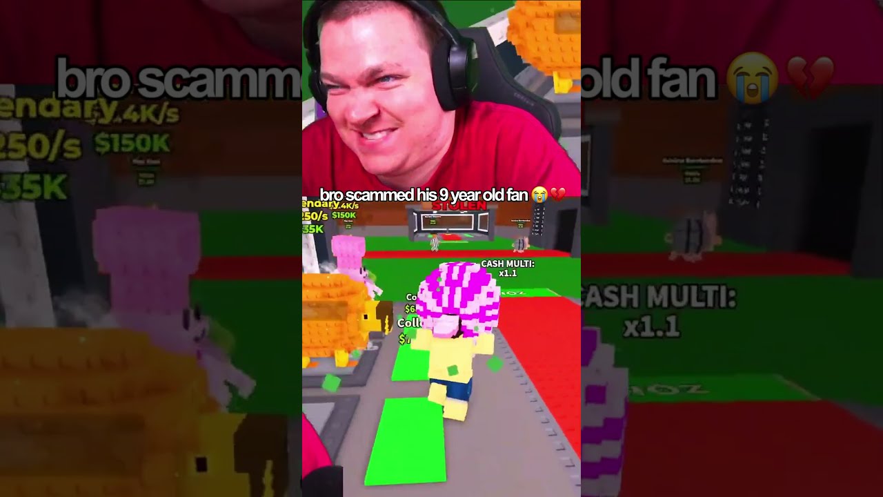 The Kid Started CRYING Steak Roblox Stealabrainrot