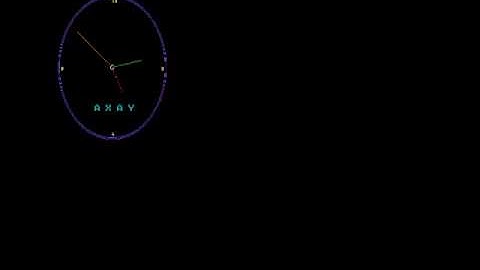 analog clock in c language