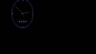 analog clock in c language