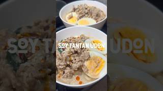 Soy Tantan Udon #cooking #food #campfood  #japanesefood #campervan #campingfood #udon