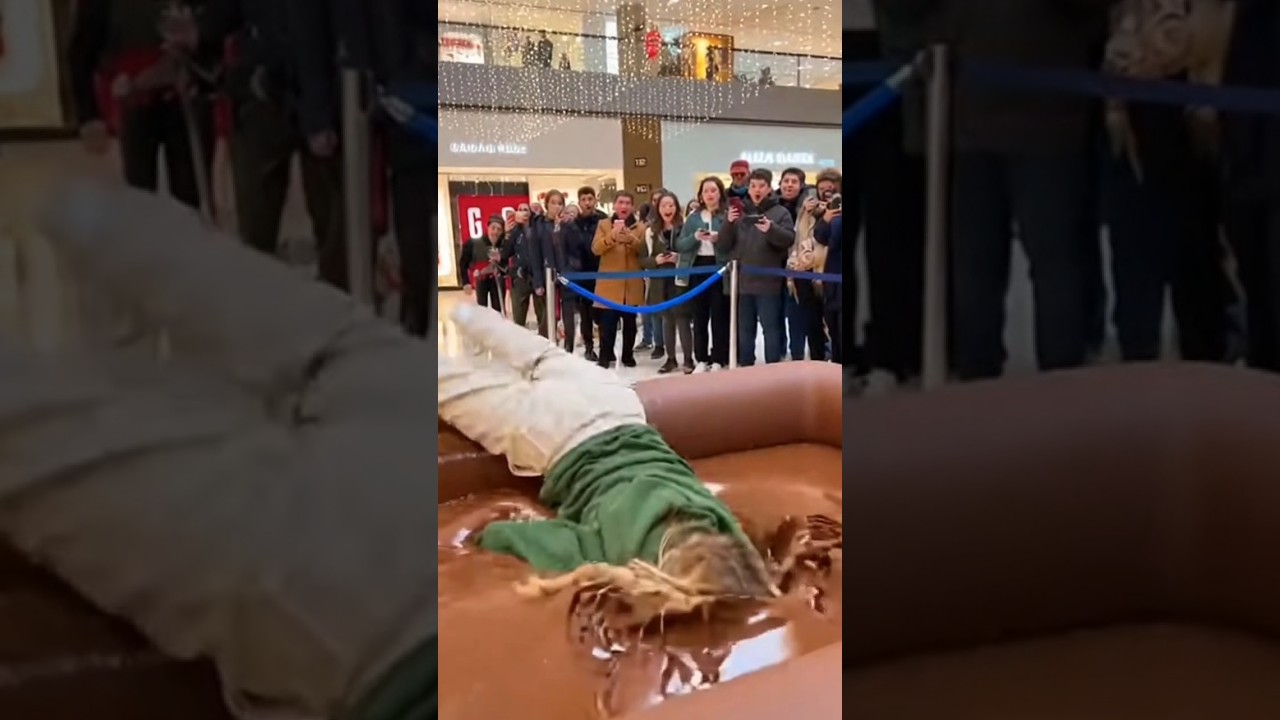 Chocolate Bed Prank Gone Wrong! American Girl Fully Covered in Melted Chocolate 🤣🍫