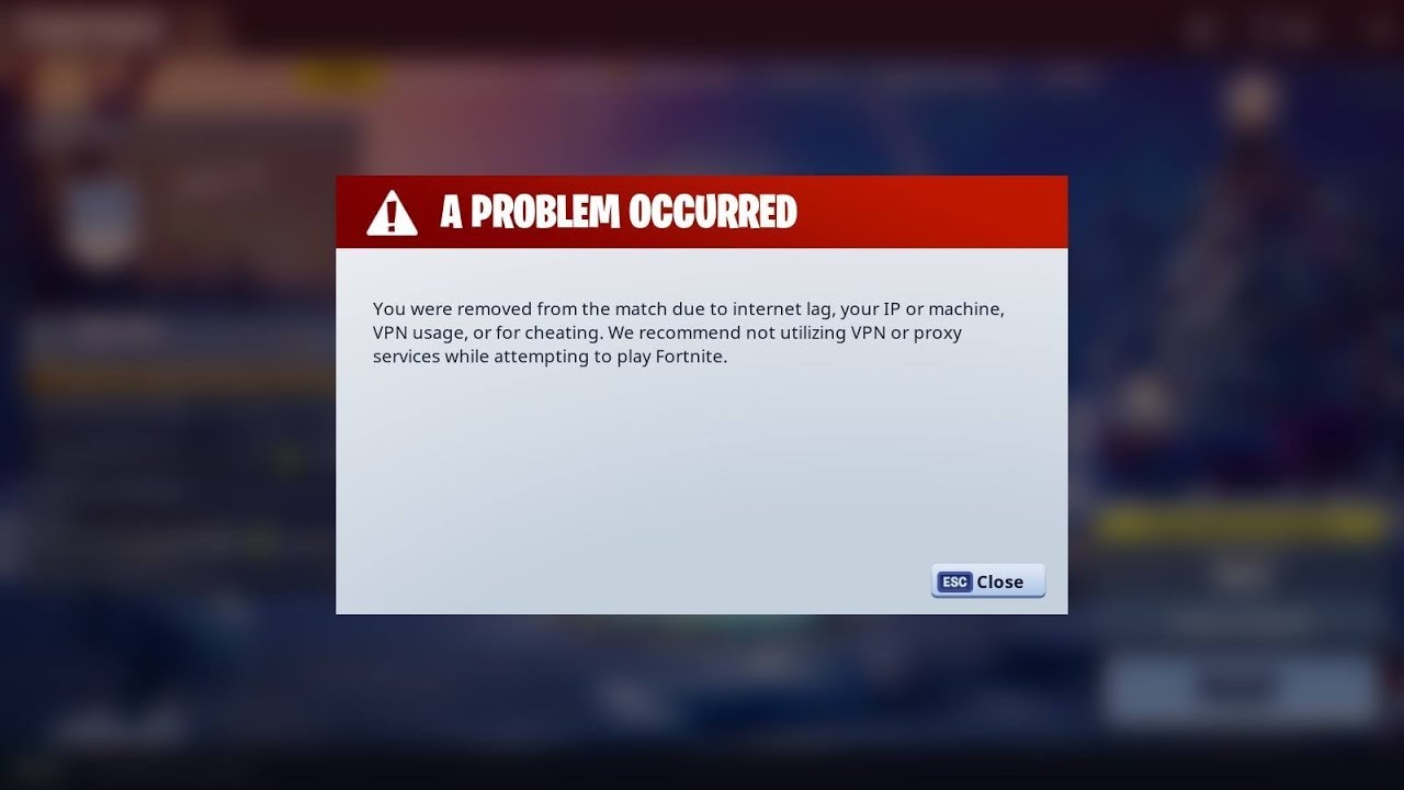 Fortnite Problem Occurred หลุดตอนโดดร่ม สำหรับร้านเน็ต YouTube
