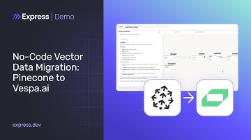 Moving Data from Pinecone To Vespa using express.dev