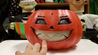 Gemmy Prototype Pumpkin Candy Bowl