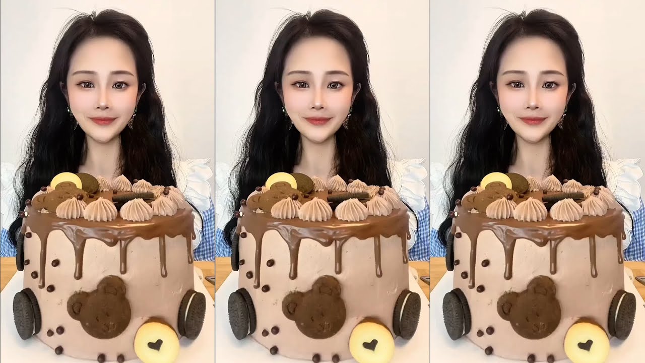🎂Rich & Melty Chocolate 🍫 Mille Crepes Cake  🎂 Eating Show *Mukbang*Asmr*초콜렛 케이크 먹방