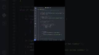 Check Prime Number in Javascript #shorts