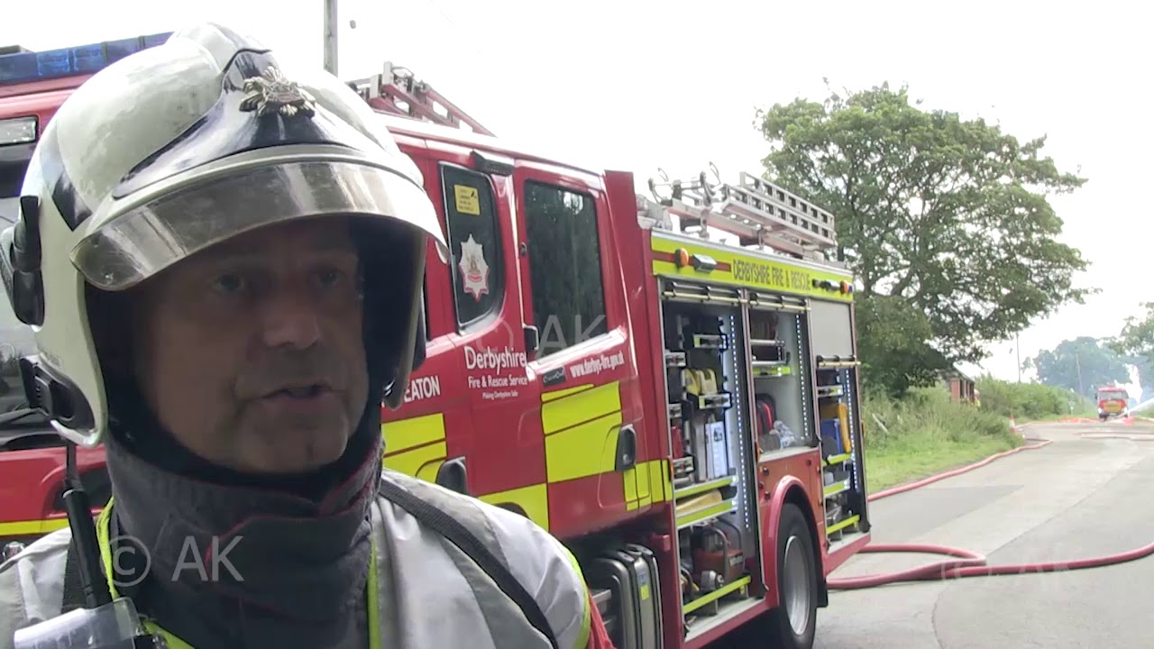 Barn fire at stanton by dale