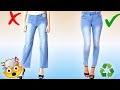 5 CRAZY GENIUS IDEAS FOR JEANS / CLOTHING TRICKS HACKS TO KEEP YOU LOOK FLY FOR GIRLS YOU MUST KNOW