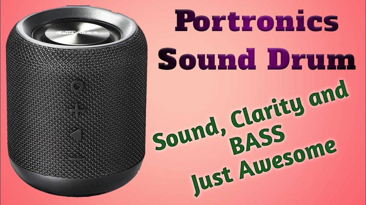 portronics drum speaker review