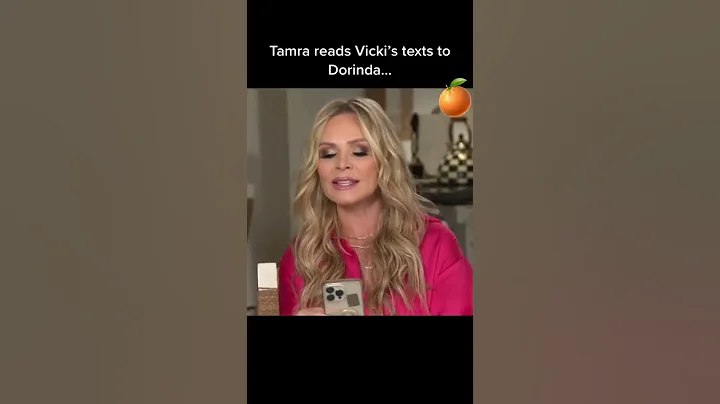 Vicki Gunvalson Reveals Dorinda Medley Text Exchan...