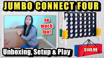 OUR FAVORITE GAME: GIANT JUMBO Connect Four Game