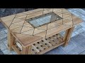 Coffee Table Made from Wooden Scrap