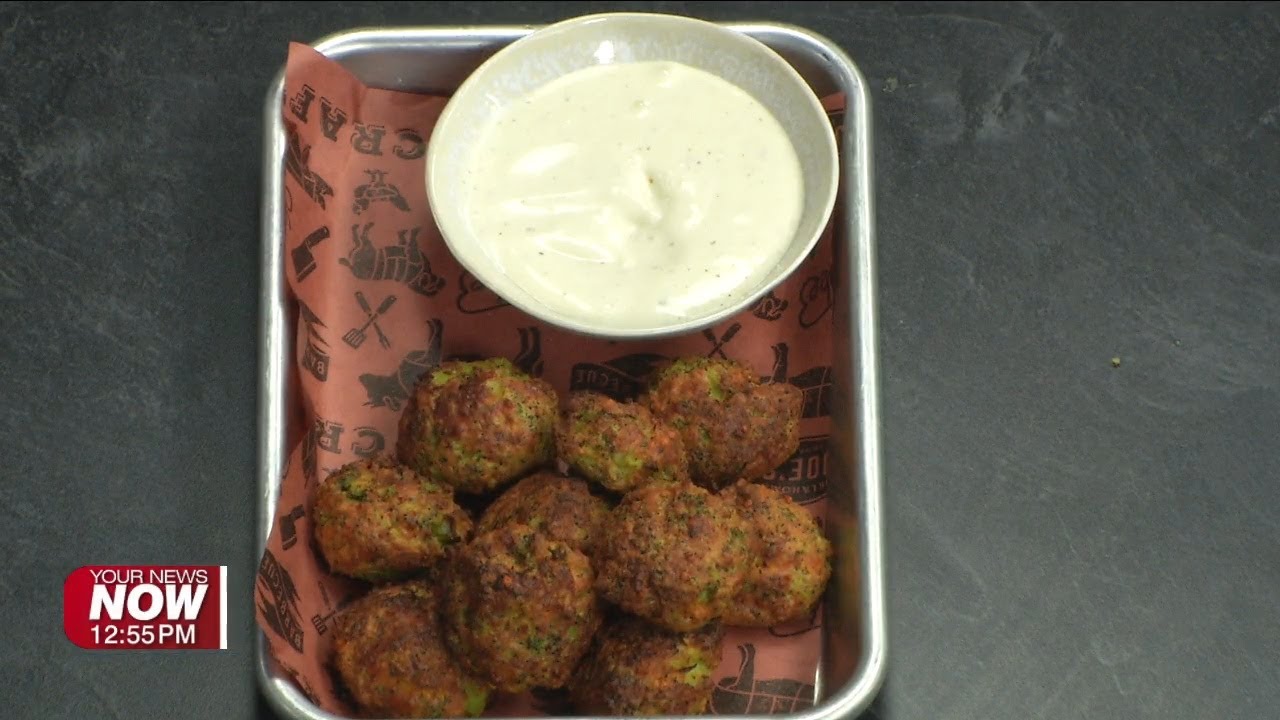 Wes Woods shows how to make broccoli cheese bites