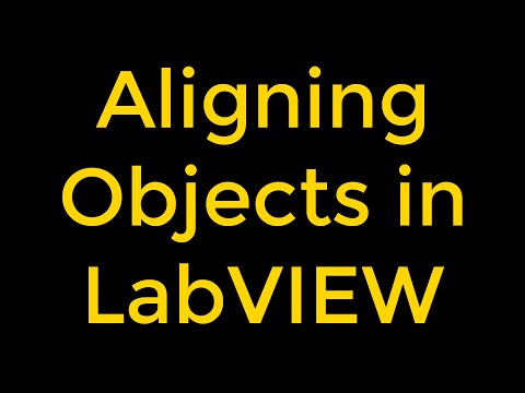 Aligning Objects in LabVIEW
