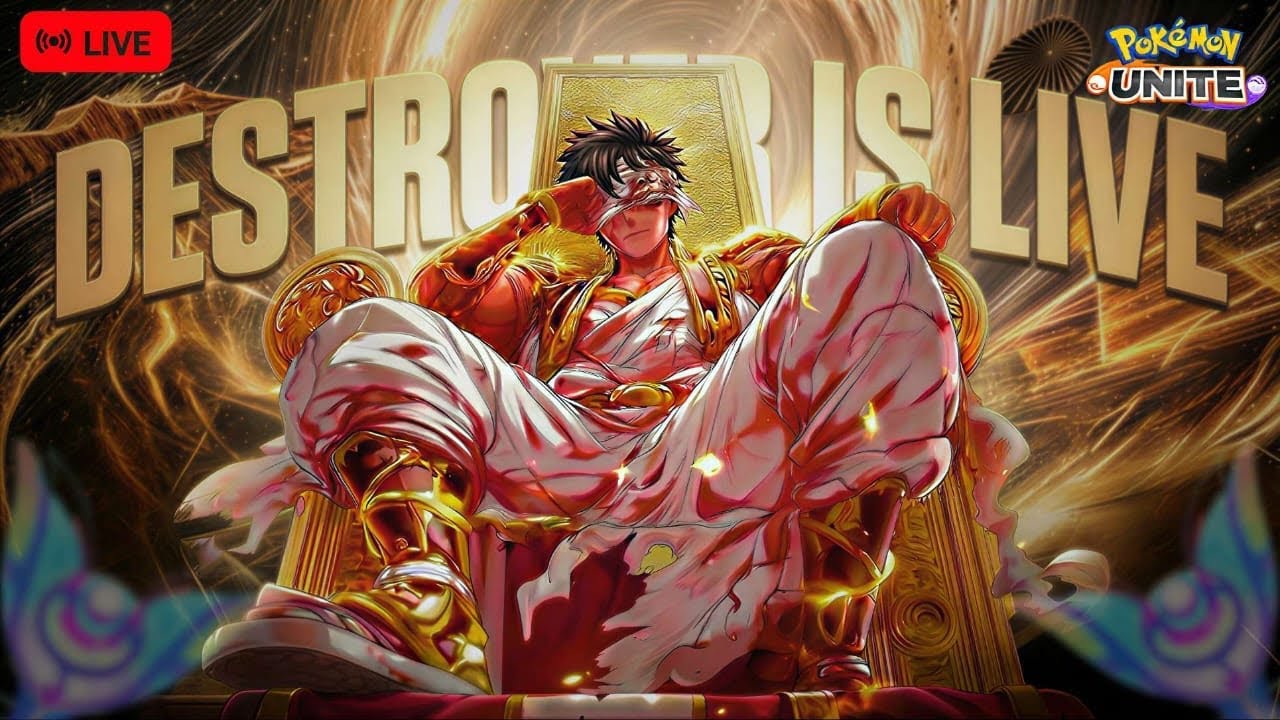 POKEMON UNITE LIVE GAMEPLY || DESTROYER IS LIVE