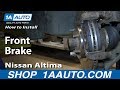 How to Replace Front Brakes 2002-06 Nissan Altima
