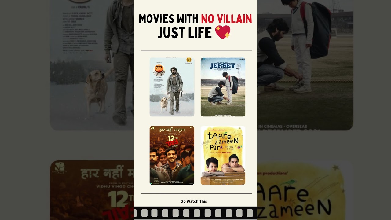 Movies Without Villains – Just Real Life! ❤️ 