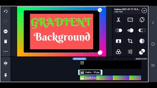 ?How To Use Gradient Background Animation KineMaster Effects tutorial