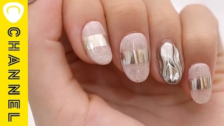 ウェーブミラーネイル │ Wave Mirror Powder Nails