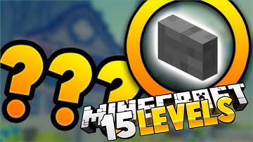 MINECRAFT #3 find the button 15 levels