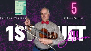 First Duet Album for Two Violins - Duet no. 5 by Julius Eichberg - Valse Brillante