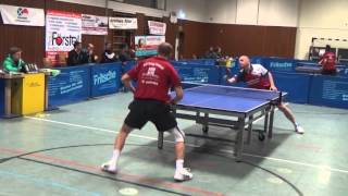Jaslovski vs Pytlik 1 Tischtennis Regionalliga Effeltrich Regenstauf 20151212 4