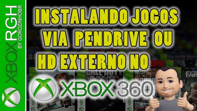 COMO BAIXAR JOGOS DIRETO EM SEU PENDRIVE NO SEU XBOX 360 !!! 