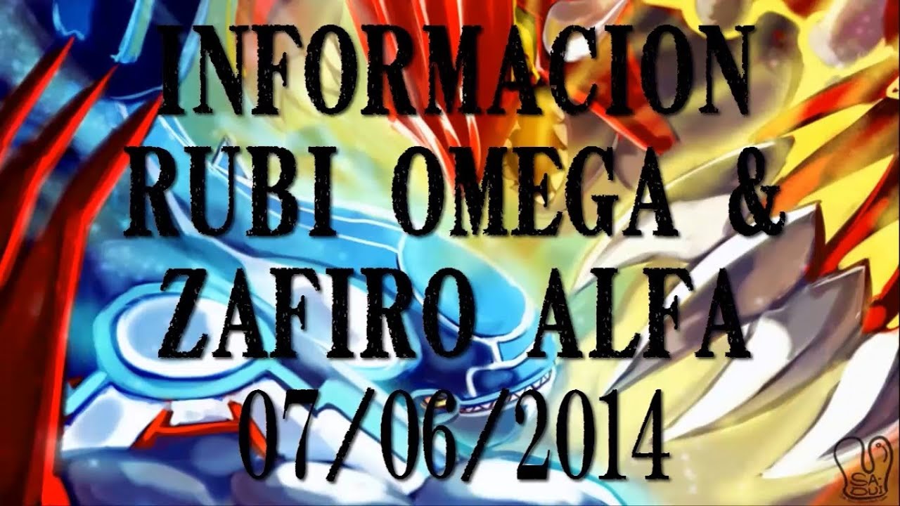 Mega Sceptile, Swampert & Diancie + MUCHAS COSAS MÁS - Información Rubi Omega & Zafiro Alfa