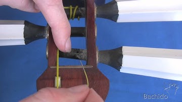 How to String a Tsugaru Shamisen - Bachido