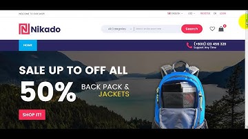 How to install Nikado multipurpose opencart theme